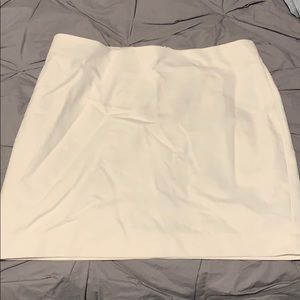 Express white mini skirt
